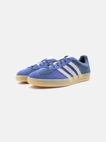 mėlyna ADIDAS ORIGINALS Sportbačiai be auliuko 'GAZELLE INDOOR'