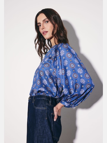 SEIDENSTICKER Blouse in Blue