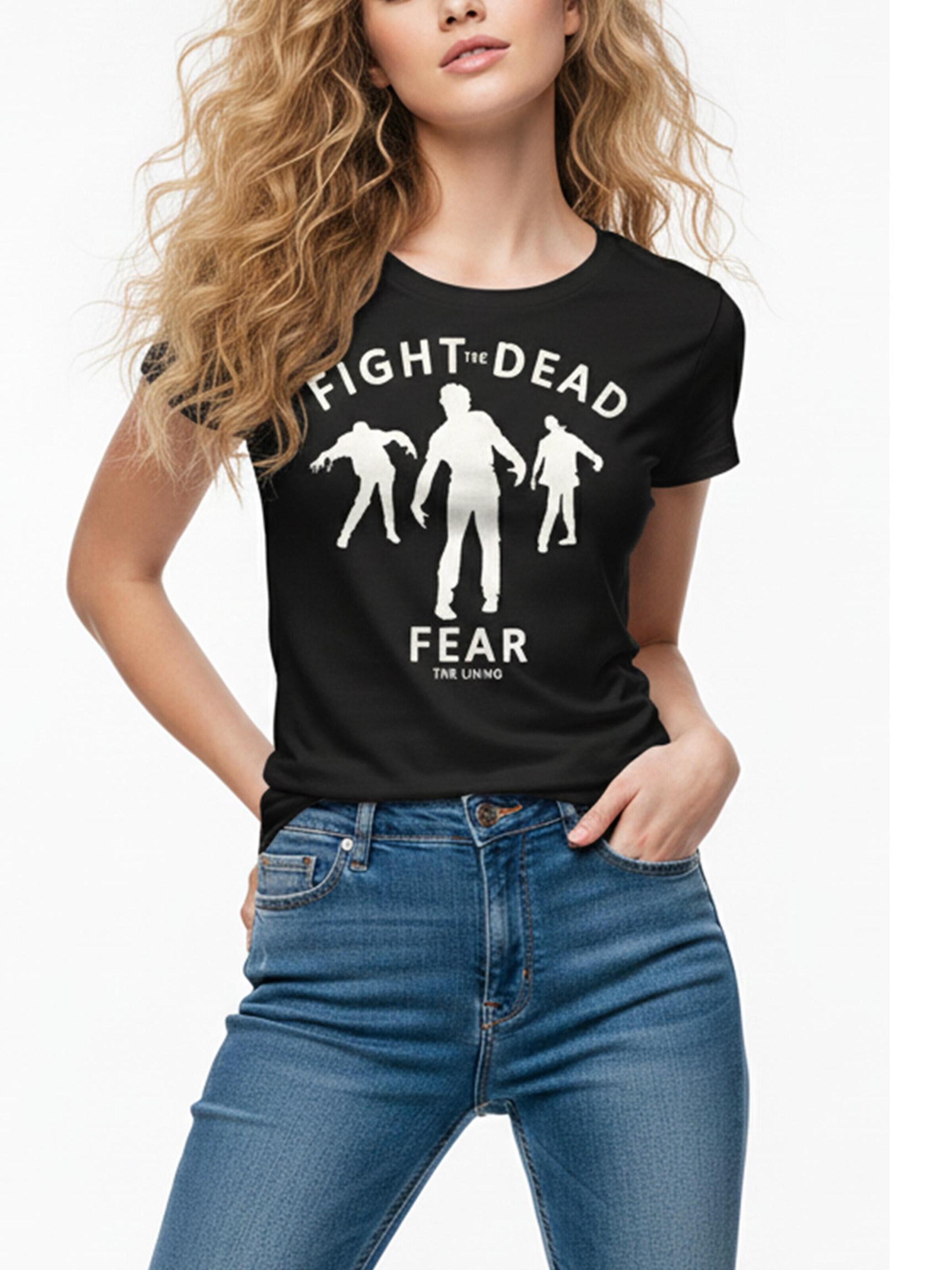 MAKAYA Shirt 'Fight the Dead' in Black