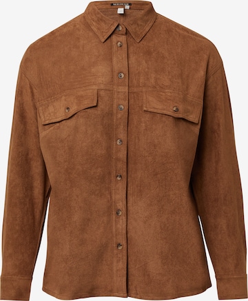 Chemisier QS en marron : devant