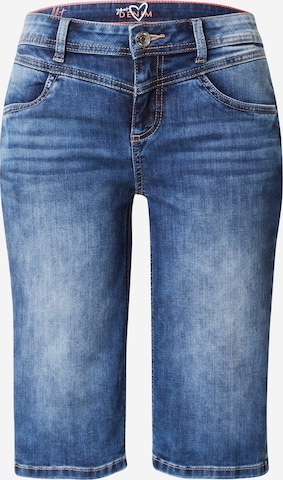 STREET ONE Regular Jeans in Blauw: voorkant