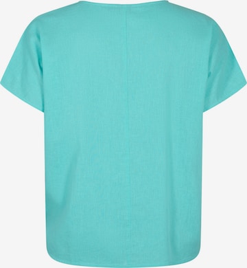 Zizzi Blouse 'VFLEX' in Blauw