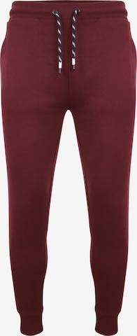 Threadbare Hose 'Trifoliate' in Rot: Vorderseite