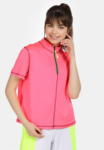 myMo ATHLSR Shirt in Roze: voorkant