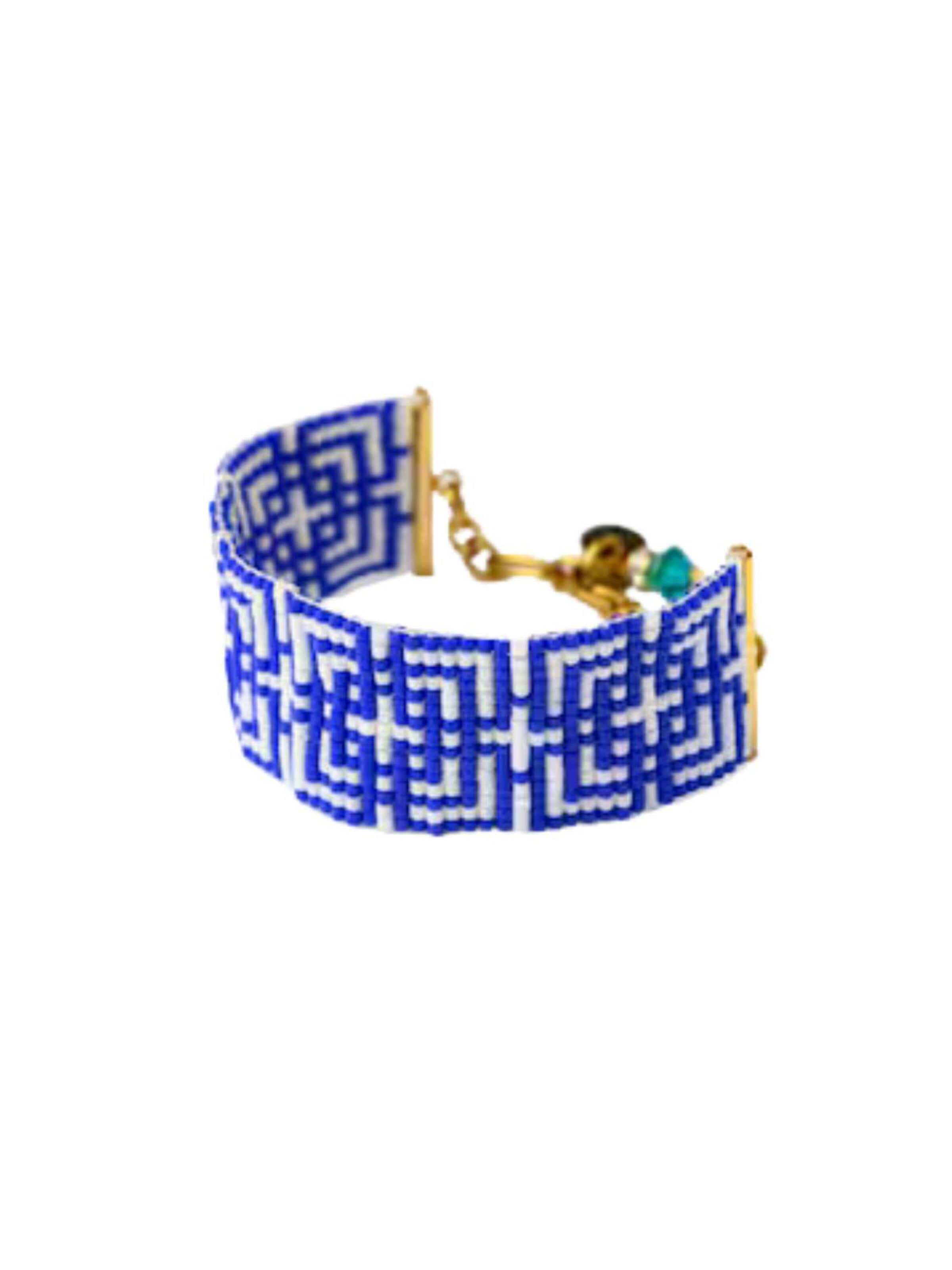 THE GEM STORIES JEWELRY Bracelet in Blue: front