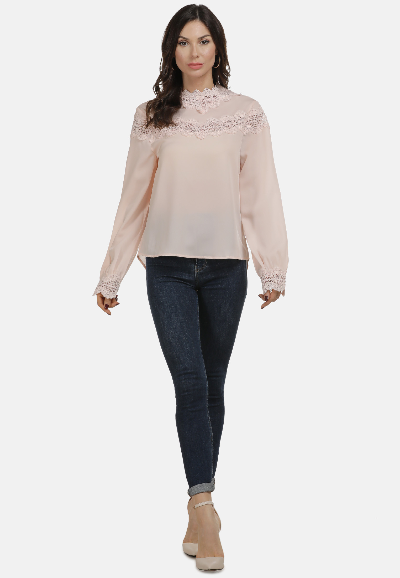 faina Bluse in Champagner 