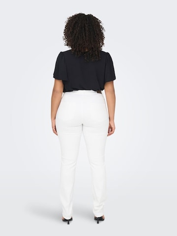 ONLY Carmakoma Regular Jeans 'CARAUGUSTA' in White