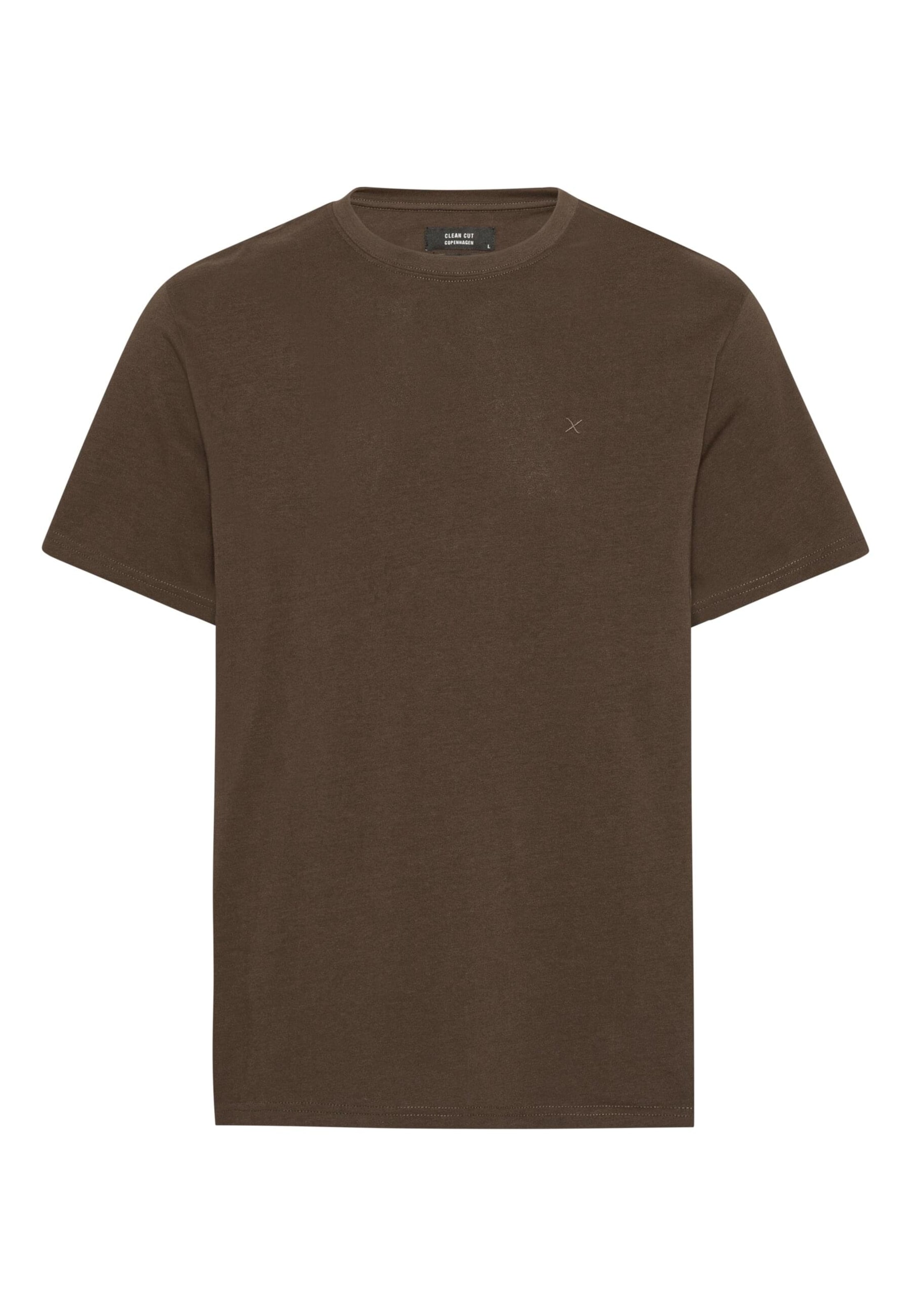 Clean Cut Copenhagen T-Shirt 'Stable' in Braun: Vorderseite