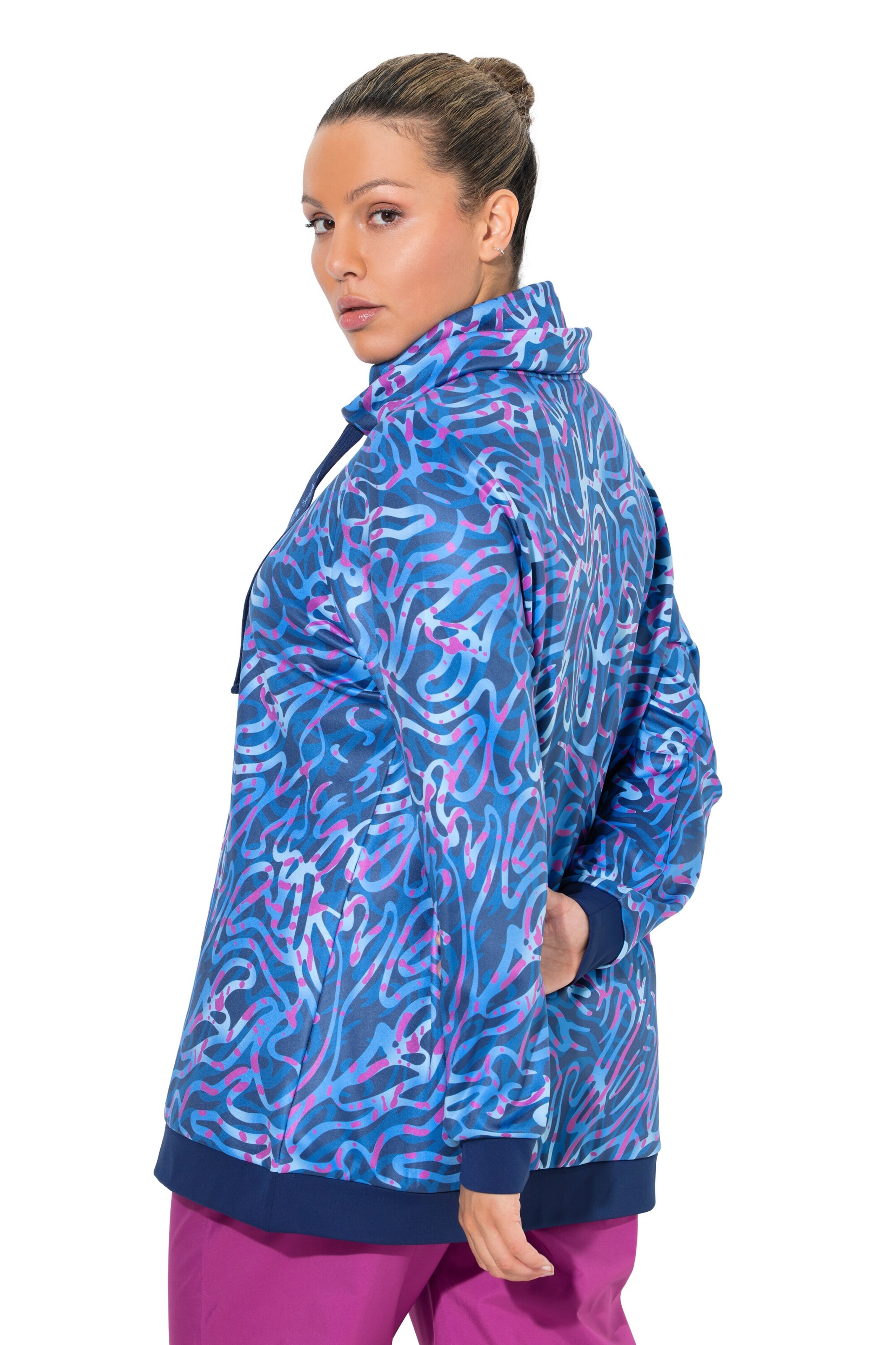 Ulla Popken Sweatshirt in Blau