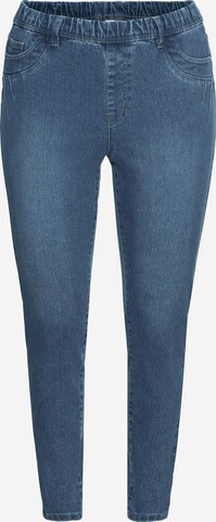 Skinny Jeggings SHEEGO en bleu : devant