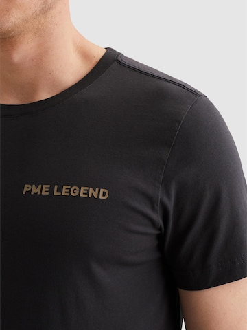 PME Legend Shirt 'PME LEGEND - T-shirt with off-placed artworks' in Grijs