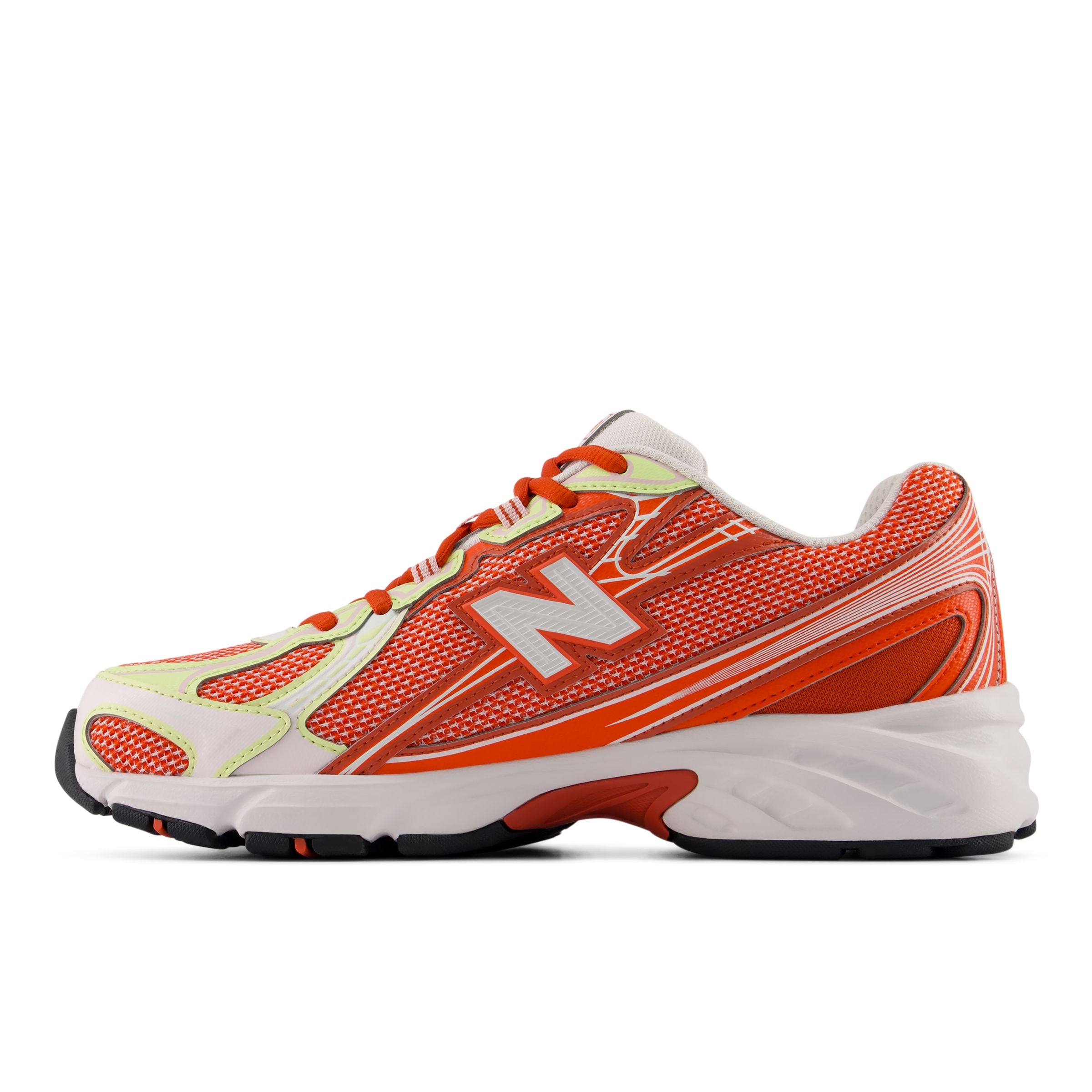 Sneaker bassa 'Sneaker 740' di new balance in rosso: frontale