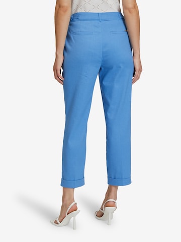 Betty & Co Loose fit Pleat-Front Pants in Blue