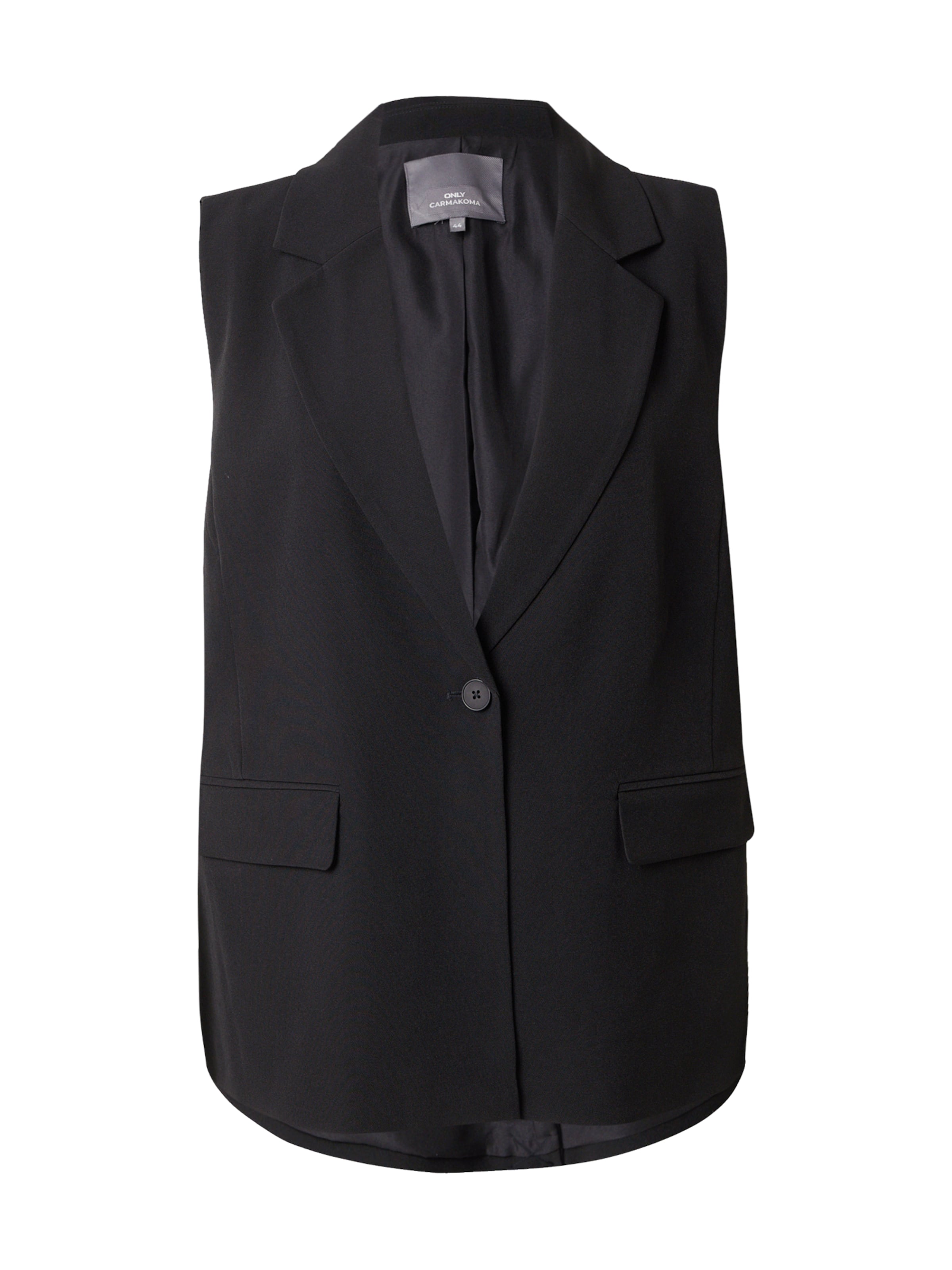 ONLY Carmakoma Suit Vest 'Carelly' in Black: front
