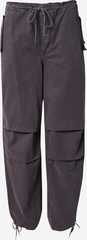 TOPSHOP Tapered Broek in Grijs: voorkant