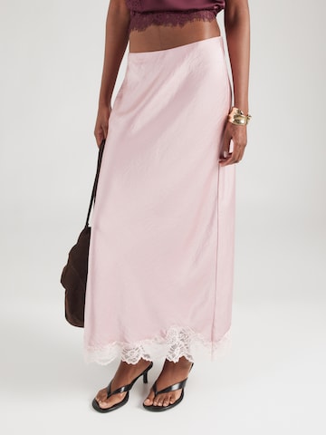 Jupe 'JUILA' Abercrombie & Fitch en rose : devant