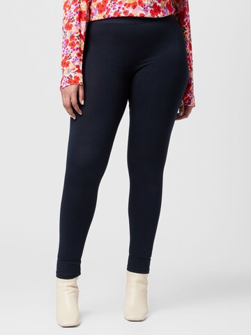 Esprit Curves Skinny Leggings in Black: front