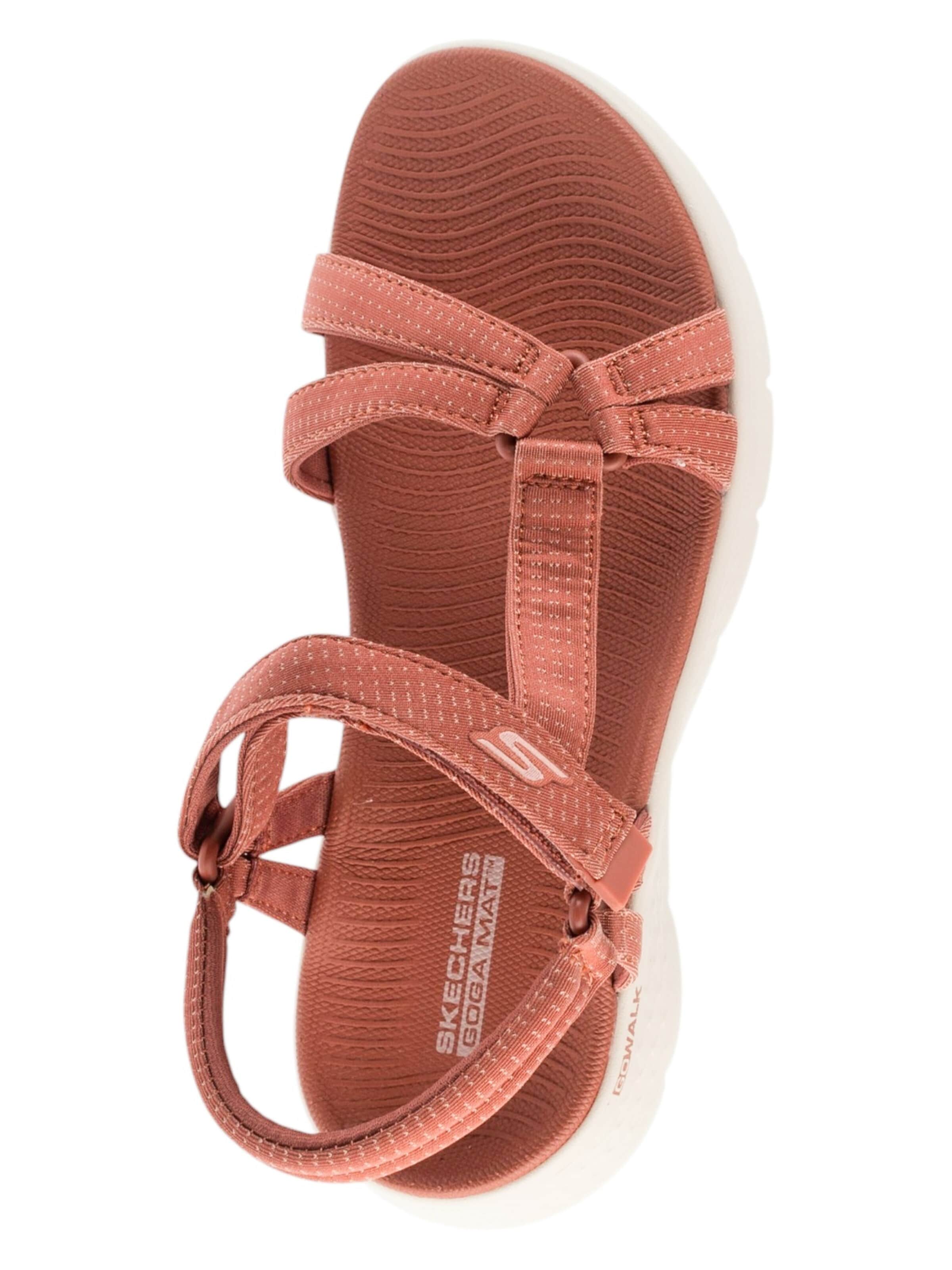 SKECHERS Sandaal 'Skechers Go Walk Flex Sandal - Sublime' in Lila