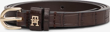 TOMMY HILFIGERRemen 'ESSENTIAL EFFORTLESS' - smeđa boja: prednji dio