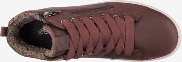 ECCO Sneakers hoog in Bruin