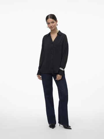 Chemisier 'GISELLE' VERO MODA en noir