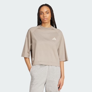 ADIDAS PERFORMANCE Funktionsshirt 'Mercedes - AMG Petronas Formula One Team' in Beige: Vorderseite