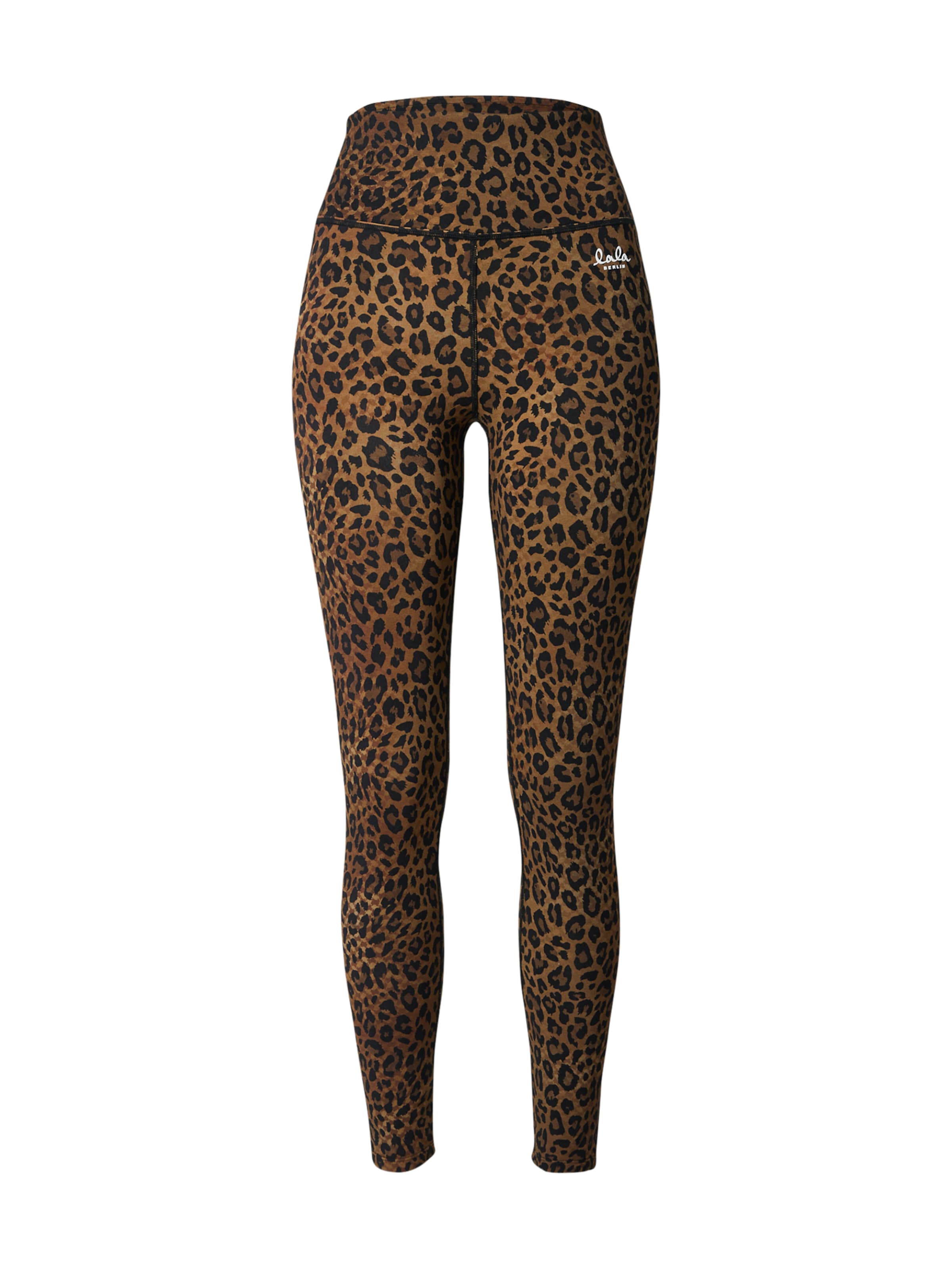 Skinny Leggings 'Lea' Lala Berlin en marron : devant