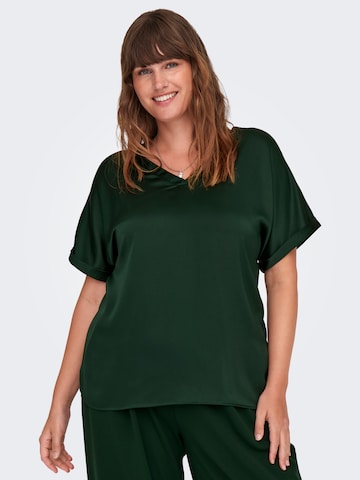 ONLY Carmakoma Blouse 'CARBRYNJA' in Green: front
