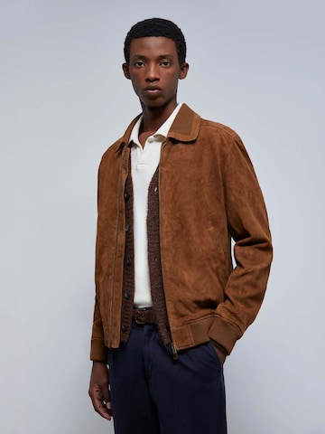 Scalpers Prehodna jakna | rjava barva: sprednja stran