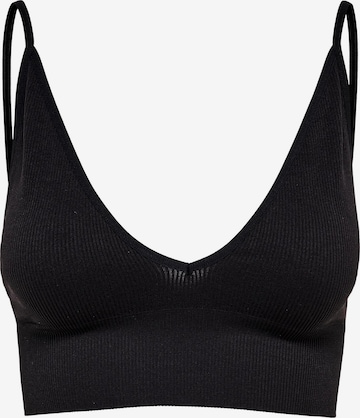 ONLY Bralette Bra 'Vicky' in Black: front