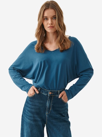 TATUUM Blouse 'SELENA' in Blauw: voorkant