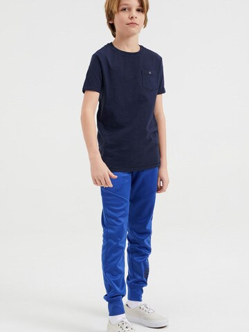 WE Fashion Tapered Hose in Blau