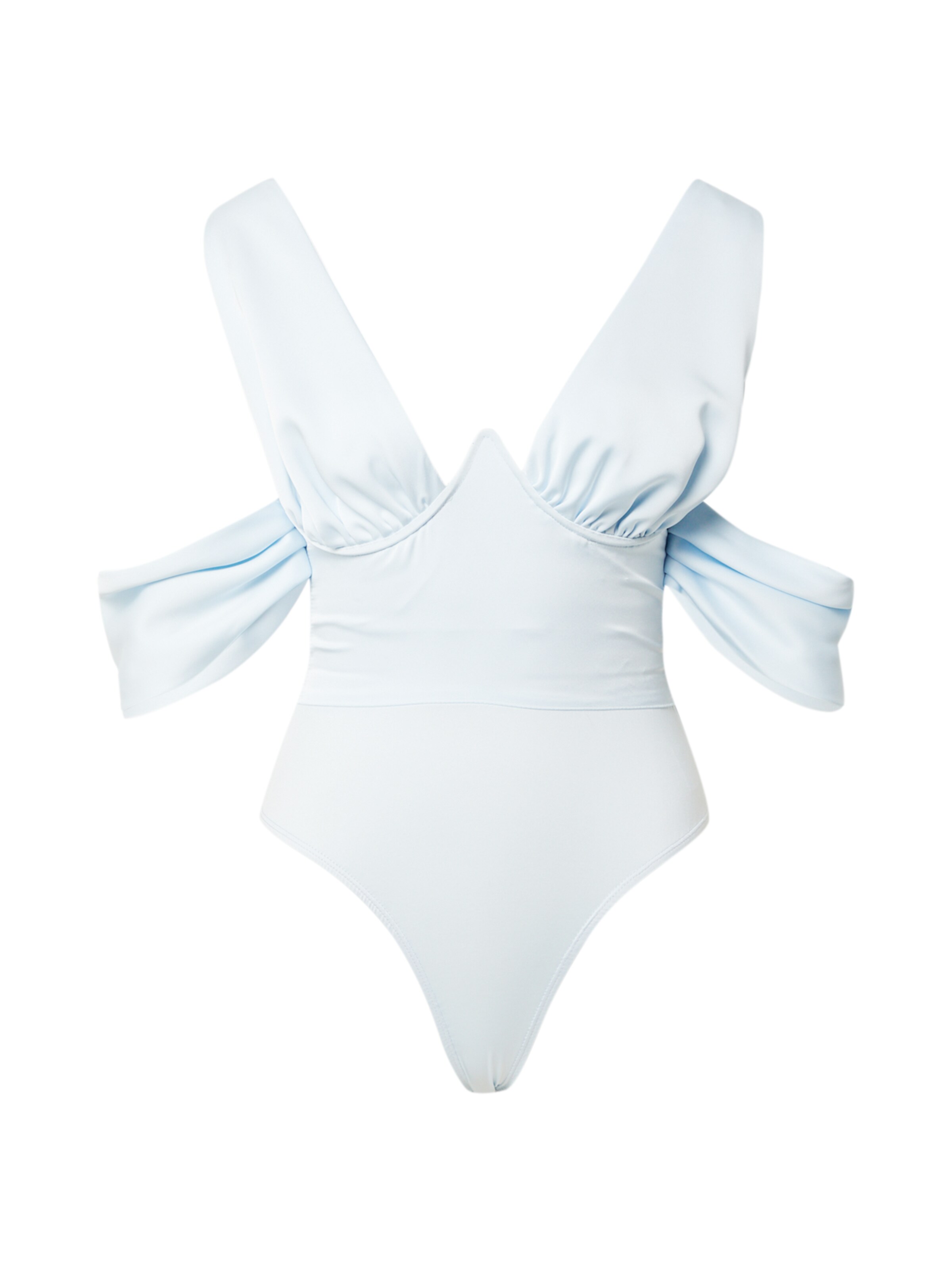 Misspap - Body camiseta en azul: frente