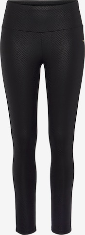 LASCANA Skinny Leggings in Zwart: voorkant