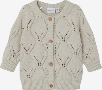 NAME IT Cardigan i beige: forside