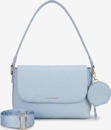 Vivisence Schultertasche 'T0024' in Blau: Vorderseite