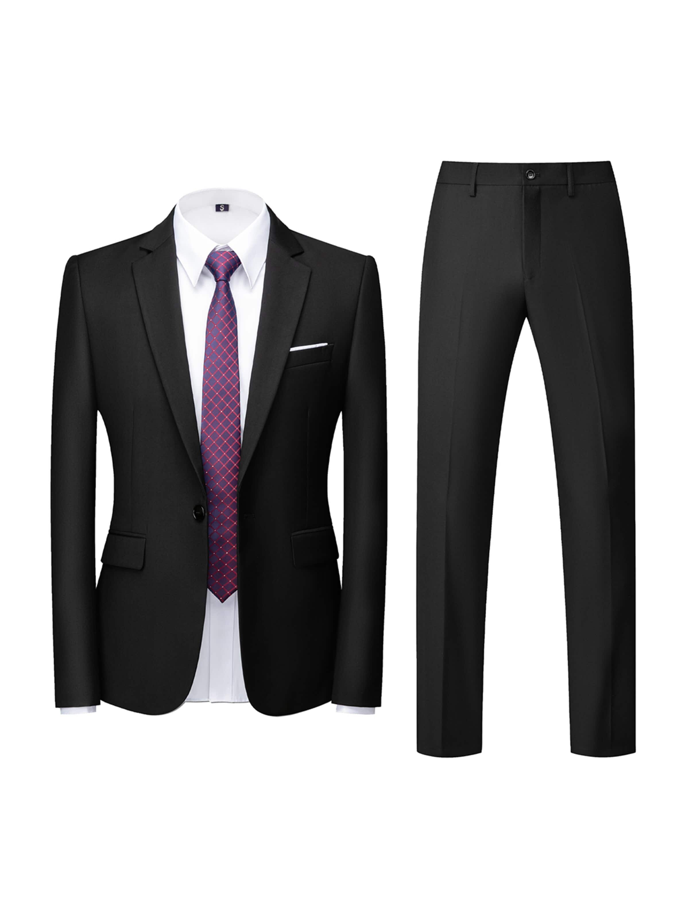 YOUTHUP Suit in 44/Slim in Black, Item view