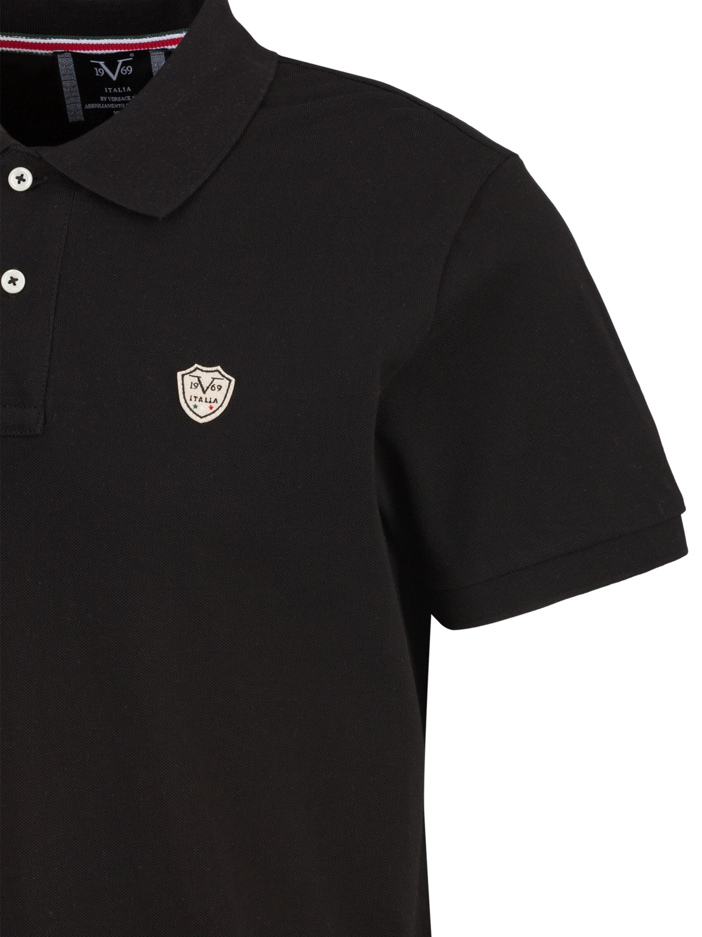 Maglietta 'Emilio' di 19V69 ITALIA in nero