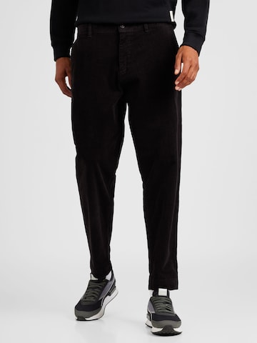 regular Pantaloni 'Statum' di BOSS in nero: frontale