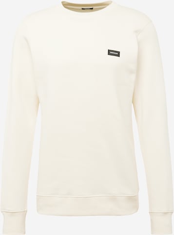 Sweat-shirt DENHAM en blanc : devant