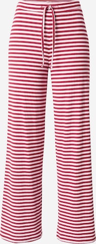 PIECES - Pantalón 'PCLAYA' en rojo: frente