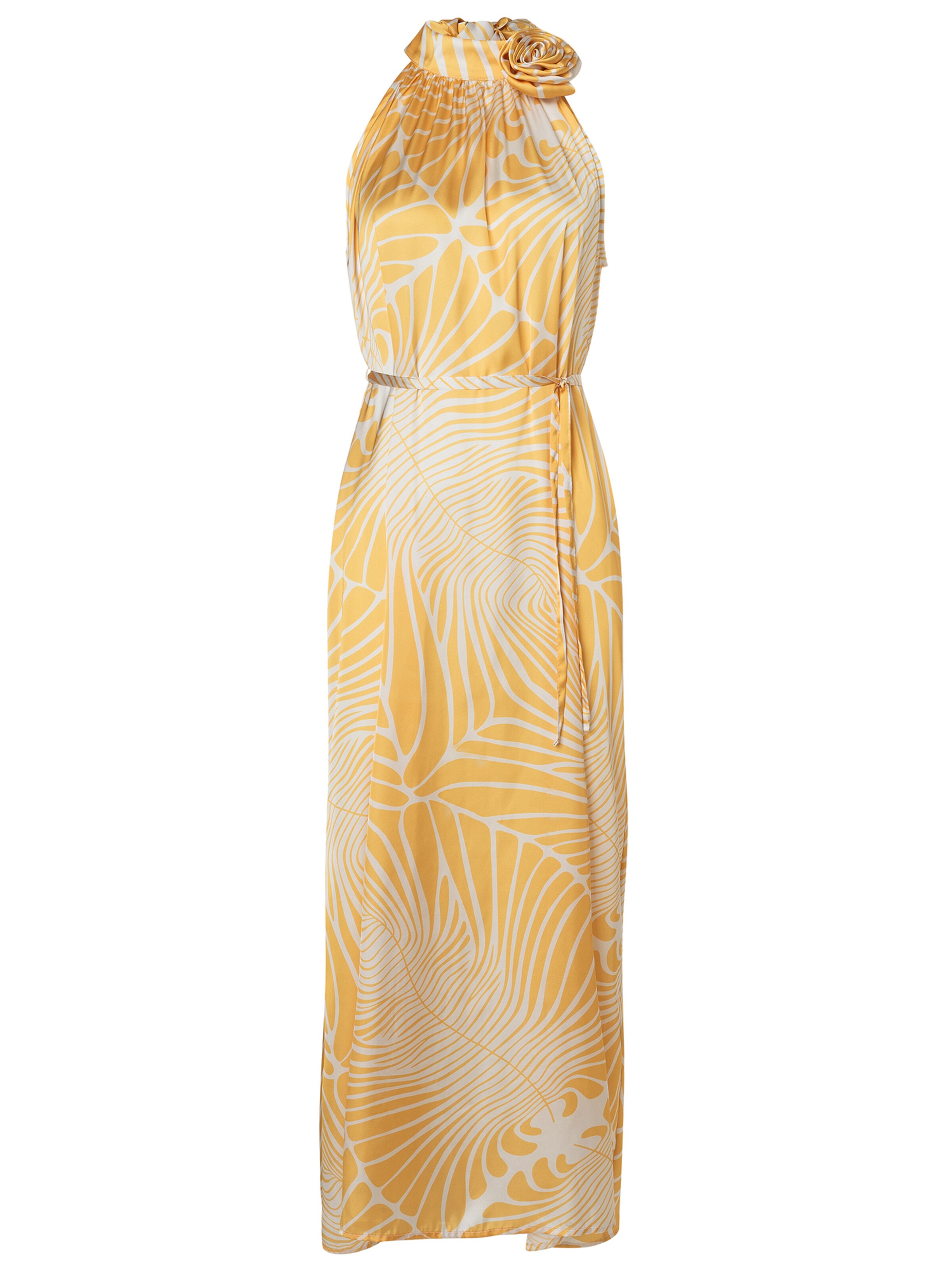 Ana Alcazar Avondjurk 'Zea' in Geel: voorkant