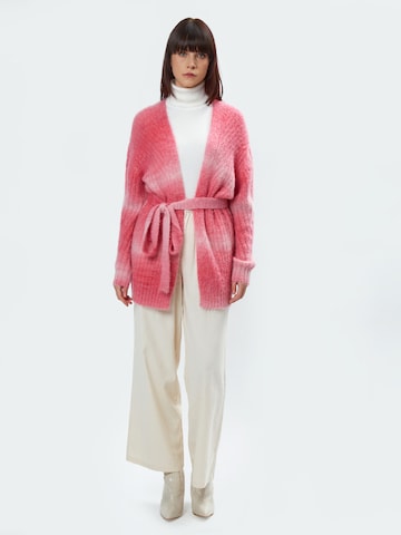Influencer Strickjacke in Pink