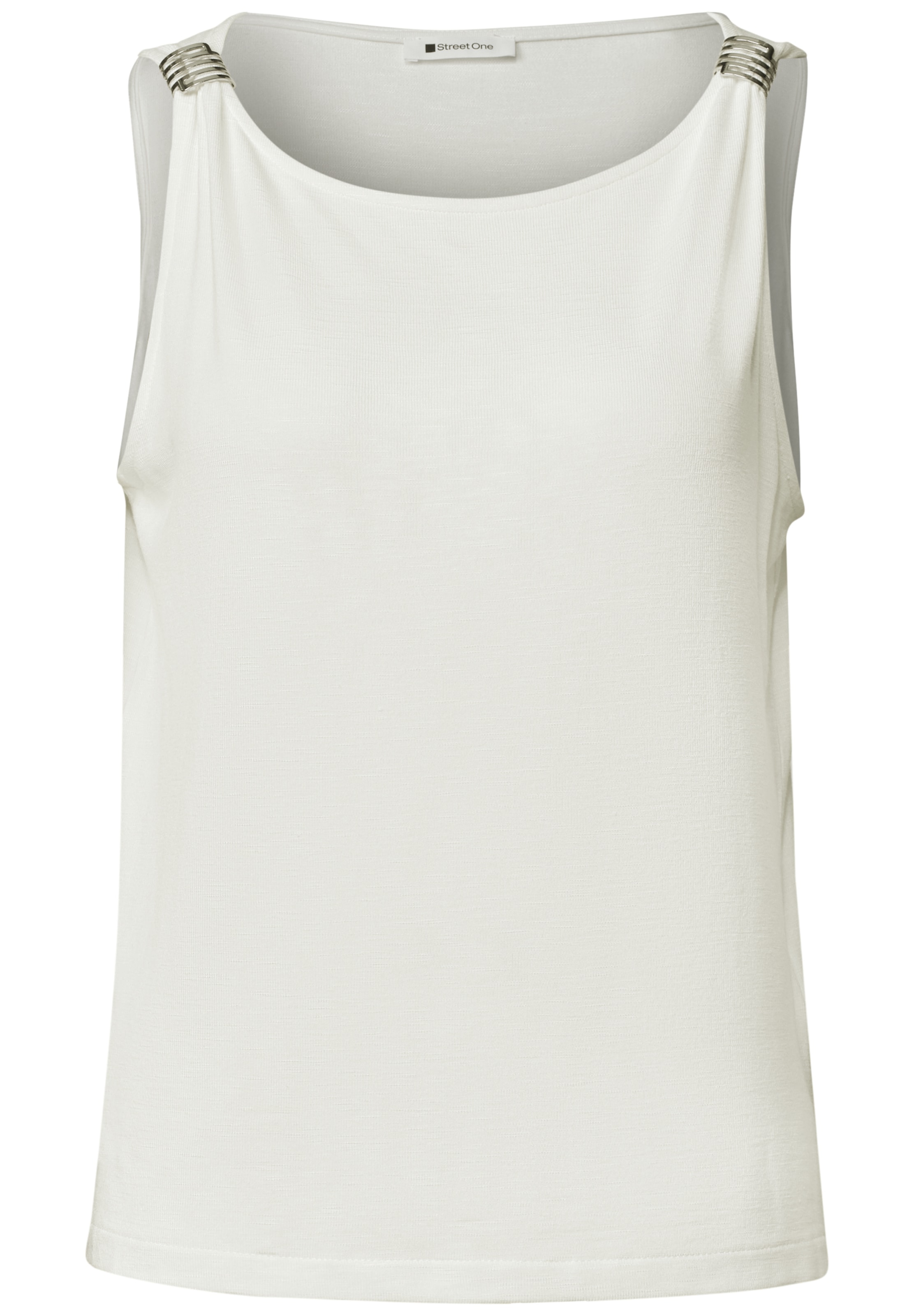 STREET ONE Top in White: front