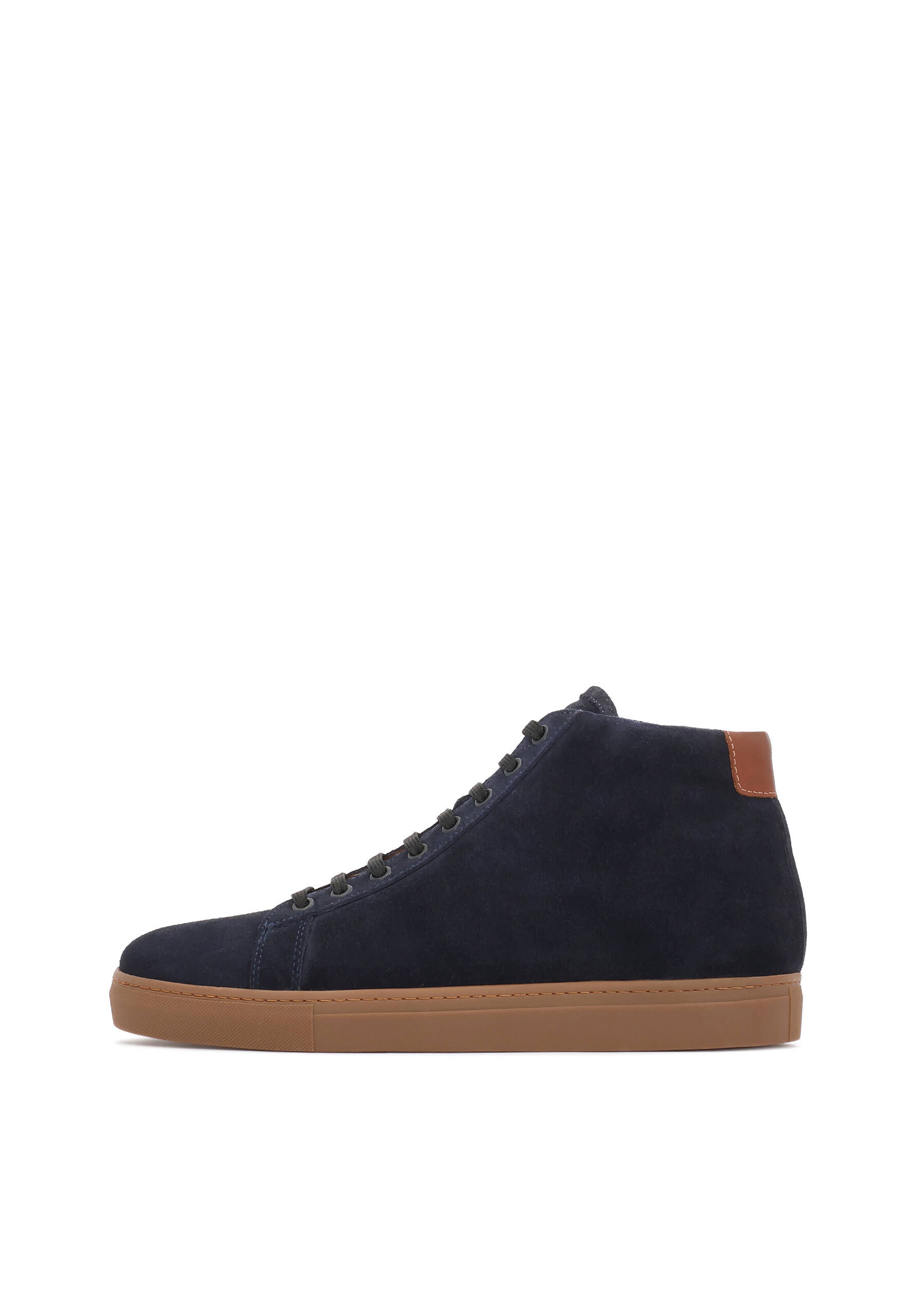 Sneaker alta di Kazar in blu: frontale