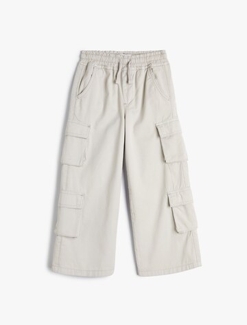 Koton Wide leg Trousers in Grey: front