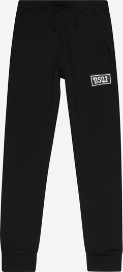 Pantaloni DSQUARED2 pe negru / alb, Vizualizare produs