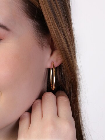 Lucardi Oorbellen 'Klassisch' in Goud