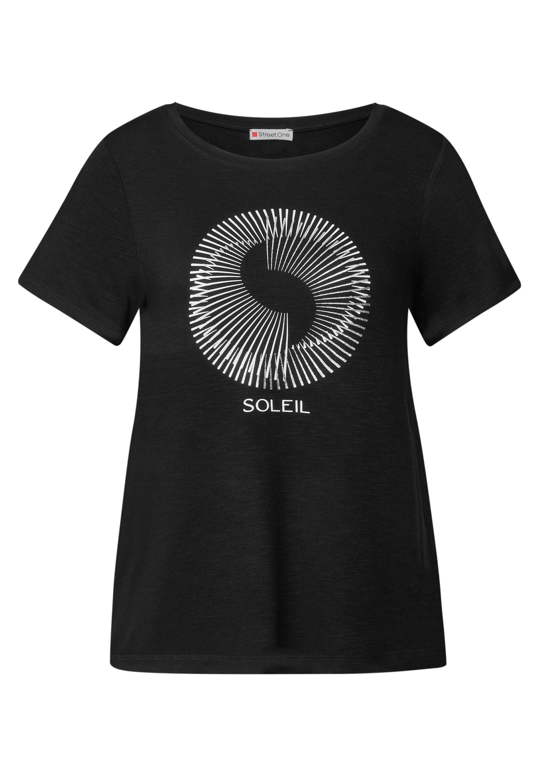 STREET ONE Shirt in Black: front