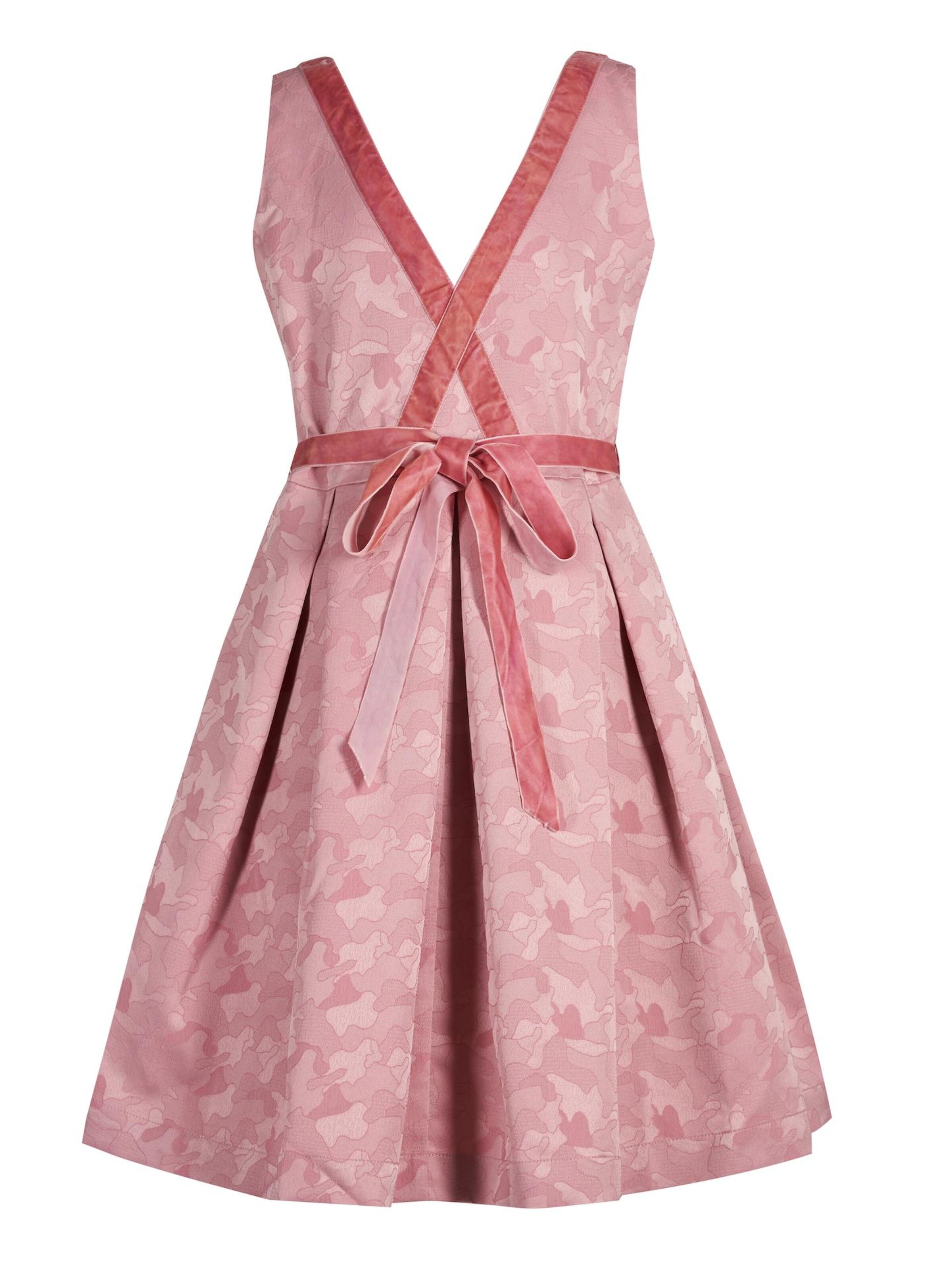 La V Dress in Pink